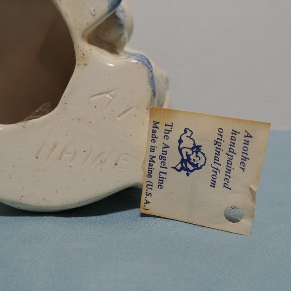 The Angel Line Maine Ceramic Cat Statue Blueberry Very Rare - Picture 8 of 10